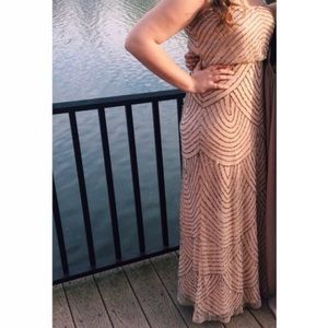 Adrianna Papell Long Sequin Dress (Prom / Wedding)